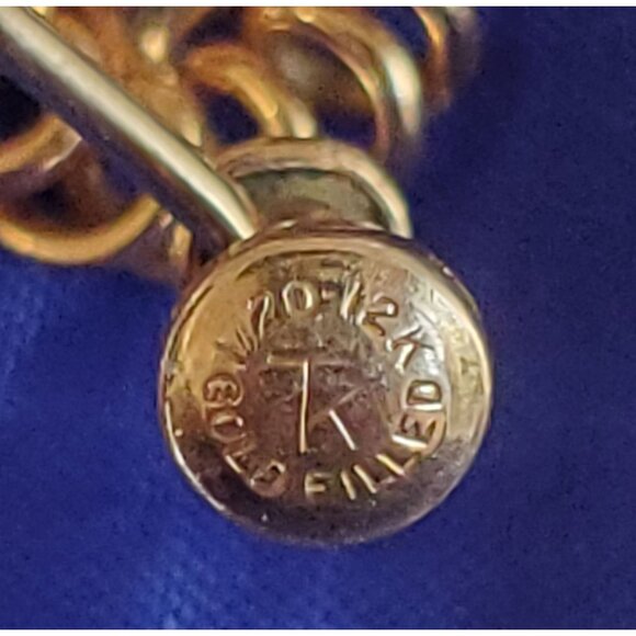 Vtg Signed Tru-Kay Earrings 12K Gold-filled Spiral Swirl Natural Pearl Classic - Picture 8 of 10